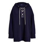 Ralph Lauren Women’s Lace-up Fleece Hoodie Size M/L Photo 1