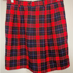 Pendleton  Petite Wool Plaid Tartan Skirt Women's Size 12‎ Vintage Photo 0