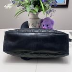 Isaac Mizrahi  Black Quilted Shoulder Bag Photo 6
