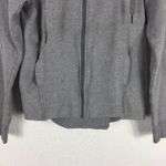 Lululemon Fleece Please Hoodie Heathered Speckled Medium Grey Size 6 Photo 5