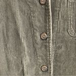 Dress Barn Vintage Corduroy Shacket L Green Button Up Photo 2