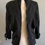 XCVI ‎ Sophia Poplin Stretch Jacket Size Small NWT Zip Up Cotton Blend 3/4 Sleeve Photo 0