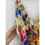 Alice + Olivia Samantha Silk Blend Floral Print Surplice Maxi Dress Size 2 NWT Photo 7