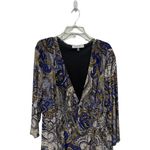 Kasper  Faux Wrap Dress Womens Size 3X V-Neck 3/4 Sleeves Paisley NWT Formal Photo 1