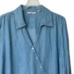 Soft Surroundings  Light washed denim Tencil tunic XL Photo 3