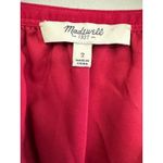 Madewell Fable Romantic Red Silk V Neck Casual Preppy Lightweight Dress size 2 Photo 1