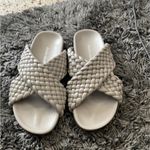 Charles David  Defend Woven Leather Platform Slides Photo 4