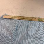 Miss Elaine Women's Pajama Set Blue Stripe Seersucker L Button Down Top Pants Blue Size L Photo 6