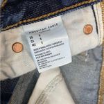 American Eagle  90s Boyfriend Distressed Raw Hem Frayed Denim Shorts size 0 Photo 11