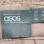 ASOS Formal Dress Full Length Peach Lace Bridesmaid Wedding Size 4 (READ) Photo 3