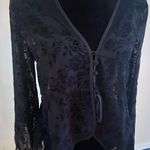 BCBGeneration BCBG Generation Floral Velvet Blouse Photo 1