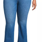 Lands' End Women's Plus Size Recover Denim High Rise Flare Jeans 18W Medium Wash Photo 0