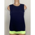 Theory New. THE silk navy top. Retails $245 Photo 2