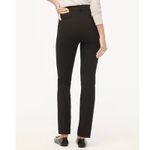 J.Crew Factory Pants Womens Petite Slim-Fit Full-Length Trouser Black Size 8P Photo 1