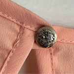 Women’s Candy Rose Peach Tank Top With White Lace Trim Size Small Pink Photo 7