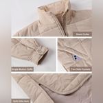 Quilted Puffer Coat With Pockets Photo 3