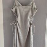 Topshop Grey CutOut Mini Dress Photo 3