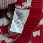 Warm And Wonderful Fitted Sheep Cotton Sweater Red Size XS Photo 4