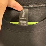 Cabela's Bass fishing Black Fish sequin glitter sparkling Graphic Sweatshirt! Size large! Photo 2