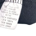 Theory Cowl Neck Short Sleeve Top Solid Black Cotton Spandex Blend Medium Photo 5