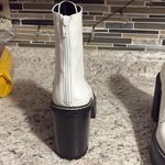 Madden Girl Women's White Lace-Up Boots Photo 2