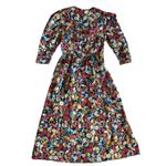 Hunter Bell  Patterson Puff‎ Sleeve Floral Midi Dress Multicolor Roses Size 2 Photo 4