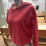 EXPRESS Size Large Pink Fleece Hoodie Photo 3