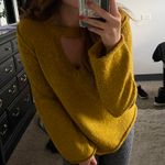 Altar'd State Oversized Yellow Sweater Photo 1
