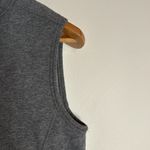 L.L. Bean Women’s Gray Full Zip Outdoor Faux Fur Lined High Neck Vest Gilet sz S Photo 6