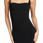 I am gia  NEW Black Idez‎ Mini Bodycon Dress Corset Style Size Large Photo 0