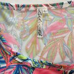 Lulu B Colorful Neon Tropical Flamingo 3/4 Sleeve Shift Dress LARGE Beach Cruise Photo 6