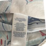 CHAPS  Womens L Button Up Shirt Nautical Preppy Umbrella Print Gingham Plaid Cuff Photo 7