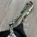 Bobeau  Hi Low Dress Womens Small Green Snakeprint Boho Colorful Photo 11