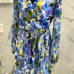 Pretty midi dress 🤍💙NEW💙💛 Blue Size 8 Photo 0