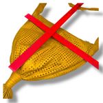 Vintage Retro 1980s Brio! Leather Bag Slouchy‎ Hobo Woven Balloon Purse Yellow Photo 13