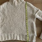 Free People Chunky Cotton Knit Cowl Neck Sweater Photo 9