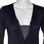 Anthropologie Dolan Left Coast Top Womens XSmall Black Gray V-Neck Minimalist Photo 3