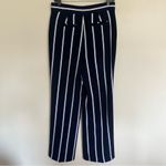 Ann Taylor Women’s  Factory Striped High Rise Wide Leg Pants Size 2‎ Blue & White Photo 11