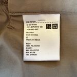 Unbranded vintage khaki colored knee length pleated skirt size XS Tan Photo 5