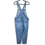 Silver Jeans  Women’s Sz Large Baggy Overalls Denim 28” Length Photo 6