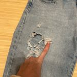 Levi's 501 Original Fit Jeans in Light Indigo Destructed size 25w x 30L Photo 4