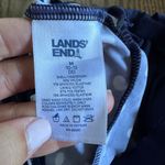 Lands End Womens Navy Blue White Polka Dot Tankini Swim Suit Top Size Medium DD Photo 4