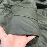 Barbour  Olive Puffer Jacket with Faux Fur Trim Photo 12