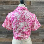 For Love & Lemons NWT ‘Devon’ Pink Tie-Dye Front Tie Crop Top Size Medium Photo 5