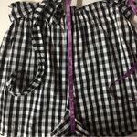 Joie  Cleantha Black & White Gingham High Waisted Shorts Size L NWT Photo 5