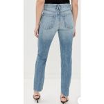 SLVRLAKE Virginia Slim Distressed Jeans in Crossroads Size‎ 29 Blue Photo 2