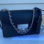 Michael Kors MK Rose SM Crossbody Bag -Black Photo 2