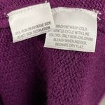 Style & Co  Large Plum Jewel Tone Scoop Neck Sweater Dress Fall Winter Embellish Photo 4