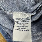 Cabin creek Vintage‎  Women’s Denim Floral Button Up Blue Ruffle Cottagecore S Photo 5