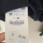 ZARA NWT  back off shoulder bell sleeve crop top Photo 6